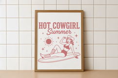 Retro Hot Cowgirl Summer PNG Product Image 5