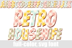 Retro Housewife Color Font Product Image 1