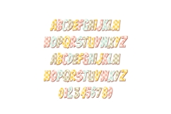 Retro Housewife Color Font Product Image 3