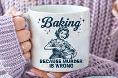 Retro Housewife Quotes PNG, Funny Vintage Design Product Image 4