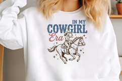 Retro In My Cowgirl Era Horse PNG Product Image 2
