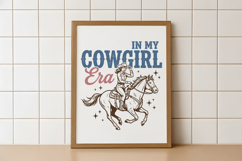Retro In My Cowgirl Era Horse PNG Product Image 5