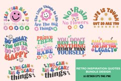 Inspirational Quote Retro PNG Bundle Product Image 1