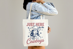 Retro Just Here for the Cowboys Design Product Image 4