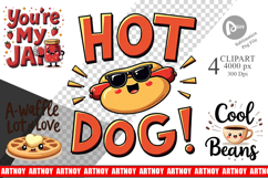 Retro Diner Delights Clipart Product Image 1