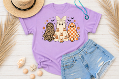 Retro Leopard Ghost PNG, Coquette Halloween Sublimation Product Image 3