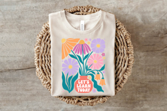 Retro Let's Learn Today Teacher PNG Product Image 3