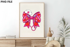 Retro Love Cupid Nurse Valentine PNG Product Image 3