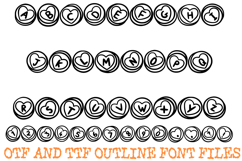 Retro Love Hearts Font Letters Sweets Valentines Typography Product Image 2