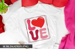 Love | Retro Valentine&#039;s Day Sublimation Product Image 1