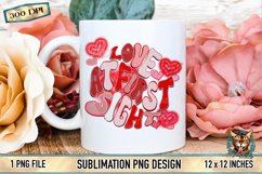 Retro Valentine, Retro Love, Sublimation Design, Sublimation Graphic, Retro Graphic