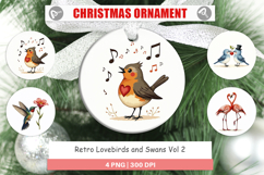 Valentine Lovebirds Ornament Product Image 1