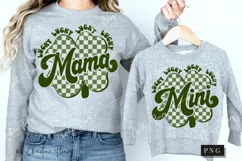Retro Lucky Mama And Mini PNG | St Patrick's Day PNG Product Image 3