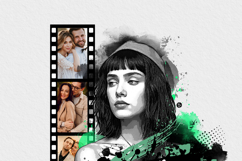 Retro Magazine Collage Creator Photo Effect Template Product Image 6