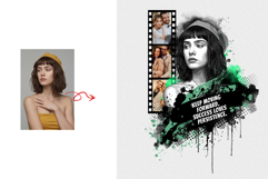 Retro Magazine Collage Creator Photo Effect Template Product Image 3