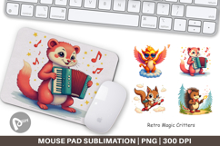 Mouse Pad Retro Magic Critters Product Image 1