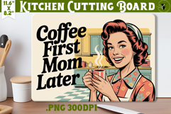 Retro Mom Cutting Board Bundle | Funny Mom Kitchen decor Product Image 17