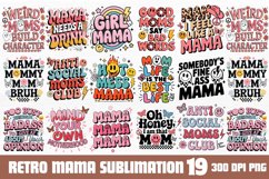 Retro Christian Sublimation Bundle PNG,Retro Mama Sublimatio Product Image 1