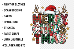 Retro Merry Christmas PNG Product Image 3