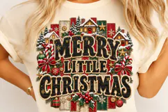 Retro Merry Christmas PNG Striped PNG Product Image 4