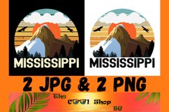 Retro Mississippi Vintage Sublimation Png, Mississippi Png Product Image 1