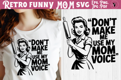 Funny Retro Mom SVG | Sarcastic Motherhood svg, Mom life Product Image 1