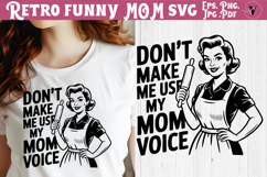Funny Retro Mom SVG | Sarcastic Motherhood svg, Mom life Product Image 1