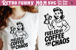 Funny Retro Mom SVG | Sarcastic Motherhood svg, mom life Product Image 1