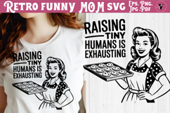 Funny Retro Mom SVG | Sarcastic Motherhood svg, mama Product Image 1