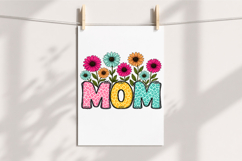 Retro Mom PNG, Mama Floral Flower Design Product Image 4
