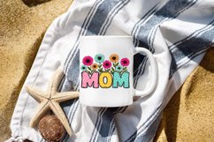 Retro Mom PNG, Mama Floral Flower Design Product Image 5