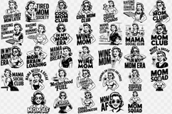 Funny Retro Mom SVG Bundle| Sarcastic Motherhood svg Product Image 3