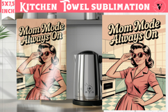 Retro Mom kitchen towel bundle | Vintage Housewife Funny Mom Product Image 7