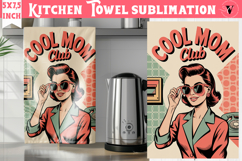 Retro Mom kitchen towel bundle | Vintage Housewife Funny Mom Product Image 13