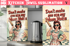 Retro Mom kitchen towel bundle | Vintage Housewife Funny Mom Product Image 17
