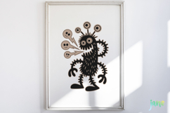 Retro Monster SVG PNG Clipart Product Image 5