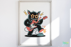 Retro Monster SVG PNG Clipart Product Image 5