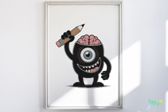 Retro Monster SVG PNG Clipart Product Image 5