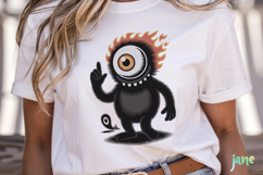 Retro Monster SVG PNG Clipart Product Image 2