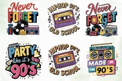 Retro Music Sublimation Clipart Product Image 4