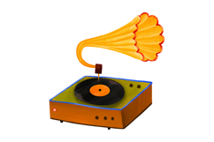Vintage Retro Audio Clip Art Product Image 6