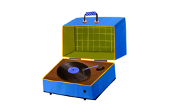 Vintage Retro Audio Clip Art Product Image 7