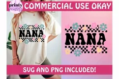Retro Nana svg, Mom svg, Groovy Nana design Product Image 7