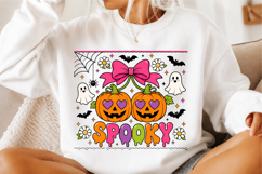 Retro Neon Coquette Halloween PNG Product Image 1