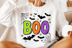 Retro Neon Halloween Shirt Design Product Image 1