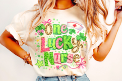 Retro One Lucky Nurse PNG, St Patrick's Day Nurse PNG, Nurse Product Image 3