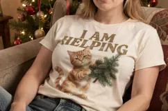 Retro Ornament Mischief Kitties Sublimation Product Image 2