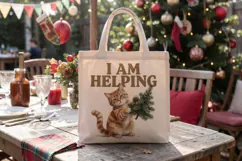 Retro Ornament Mischief Kitties Sublimation Product Image 11