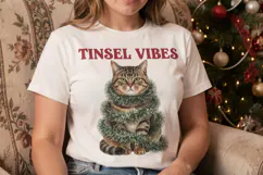 Retro Ornament Mischief Kitties Sublimation Product Image 4