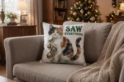 Retro Ornament Mischief Kitties Sublimation Product Image 7